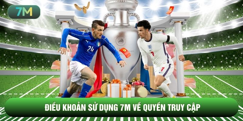 Điều khoản sử dụng 7M về quyền truy cập và sử dụng thông tin
